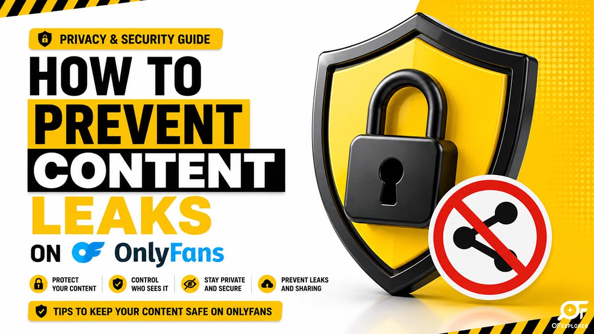 How to prevent OnlyFans leaked content and protect your privacy as a creator