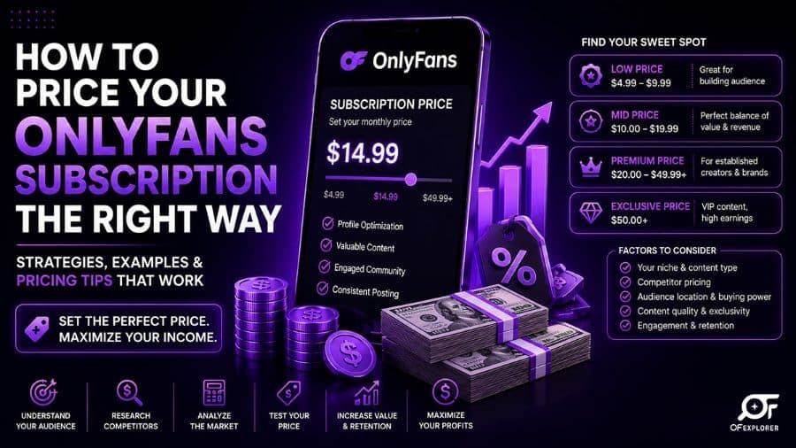 OnlyFans Subscription Price: Data-Driven Sweet Spot & Pricing Guide