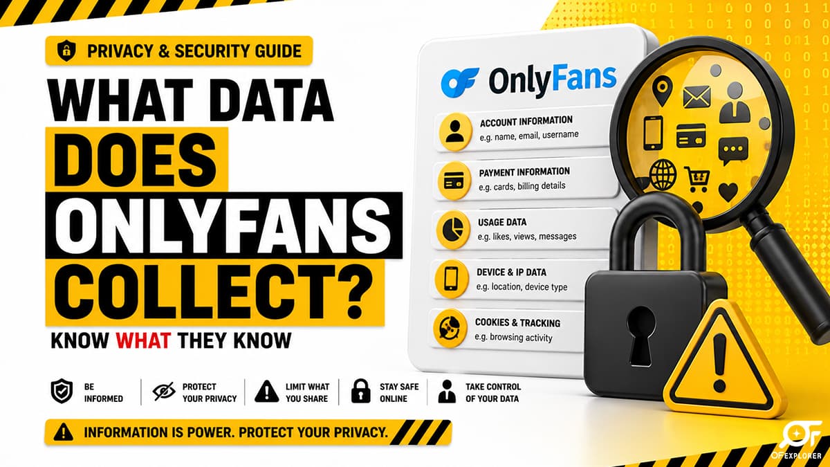 What data does OnlyFans collect including IP address and location tracking